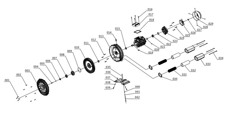 منفاخ الهواء من سلسلة MV 