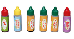 5-way Test Kit لإعادة تعبئة حمام السباحة والمنتجعات الصحية والكلور والبروم ، ودرجة الحموضة ، والطلب على الأحماض ، والقلوية الكلية (استبدل OVO بـ 10 X DPD)