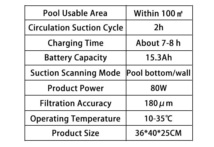 منظف ​​روبوت حمام السباحة
